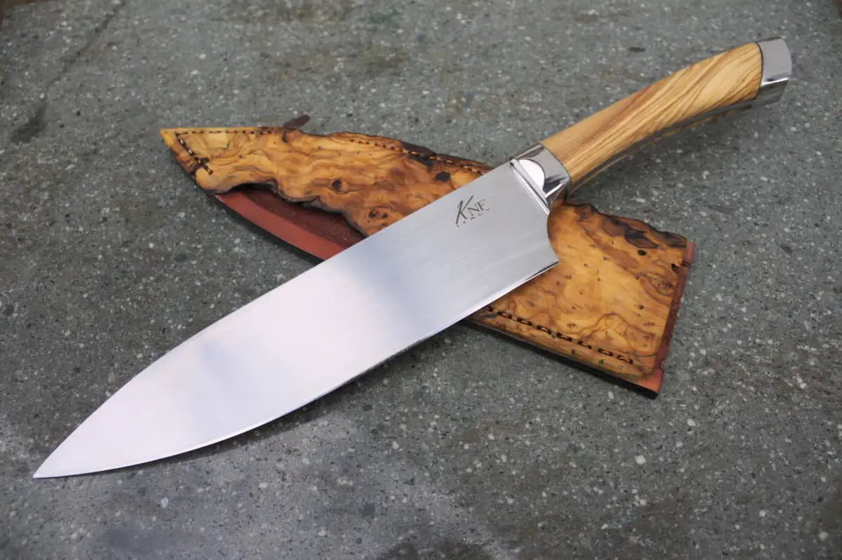 Handmade chef's knife.